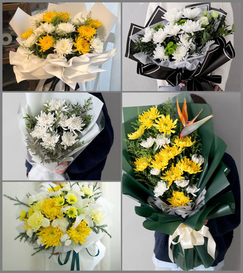 安徽蚌埠市怀远县双桥集镇赵集村白事花束代送